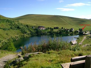 Lage des Chalets am Falkertsee