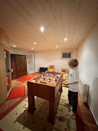 Spielraum mit Tischkicker