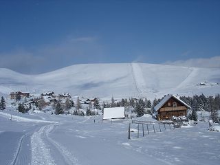 Winterlandschaft am Chalet