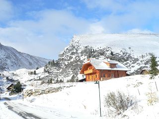 Winterpanorama am Chalet